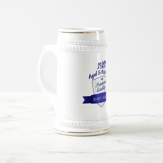 TOEVOEGEN JAAR BORN, 'Birthday Milestone Gift' voo Bierpul (Voorkant links)