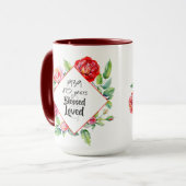 TOEVOEGEN Jaar Geboren op geboortedag Gift voor vr Mok (Voorkant links)