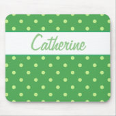 TOEVOEGEN JOUW NAAM - Groene poolpunt Muismat (Voorkant)