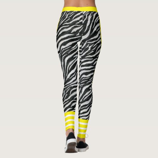 Toevoegen jouw tekst Modern kleurrijk ontwerp l Ze Leggings (Achterkant)