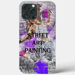 Toevoegen jouw tekst Street art schilderij Cool ar Case-Mate iPhone Case