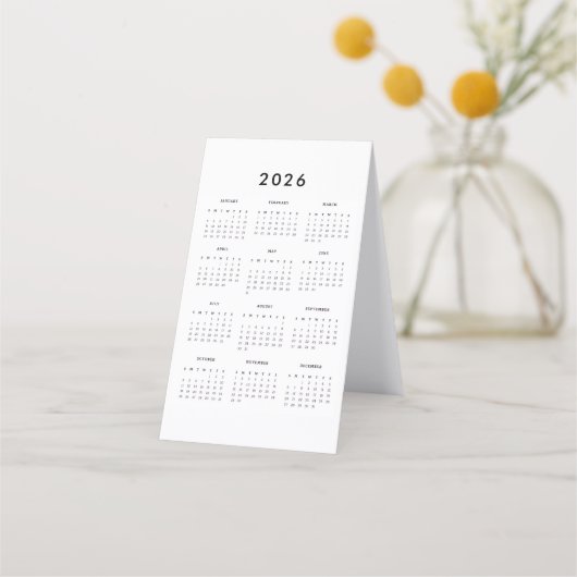 Toevoegen Logo Aangepaste tekst Kerstboom 2026 Kal Klantenkaartje (Achterkant)