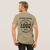 Toevoegen Logo Foto Afbeelding Afbeelding Geperson Tri-Blend Shirt (Voorkant)