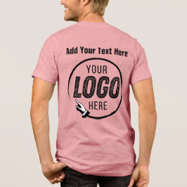 Toevoegen Logo Foto Afbeelding Afbeelding Geperson Tri-Blend Shirt