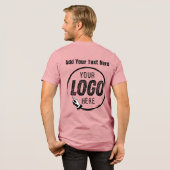 Toevoegen Logo Foto Afbeelding Afbeelding Geperson Tri-Blend Shirt (Voorkant)