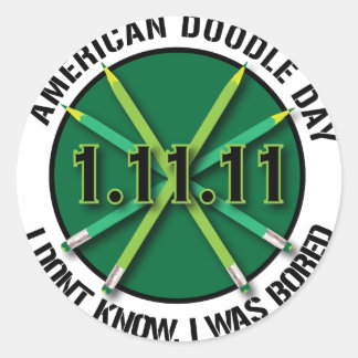 TOEVOEGEN RONDE STICKER