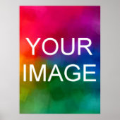 Toevoegen Upload uw foto gepersonaliseerde Sjabloo Poster (Voorkant)