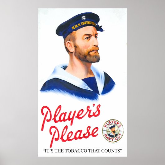 Toevoegen vintage sigaretten voor Poster (Voorkant)