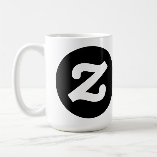 toevoeging van label zin koffiemok (Links)