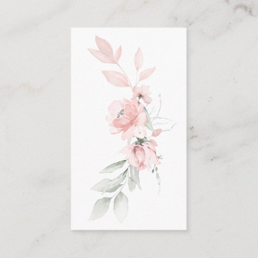 Toevoegingen Oversteekplaats Blush Roze Waterverf  Informatiekaartje (Achterkant)