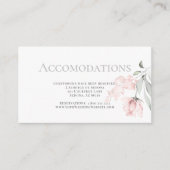 Toevoegingen Oversteekplaats Blush Roze Waterverf Informatiekaartje (Voorkant)