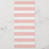 Toewijding Celebration Menu Kaart, Blauw, Blush Pi (Achterkant)