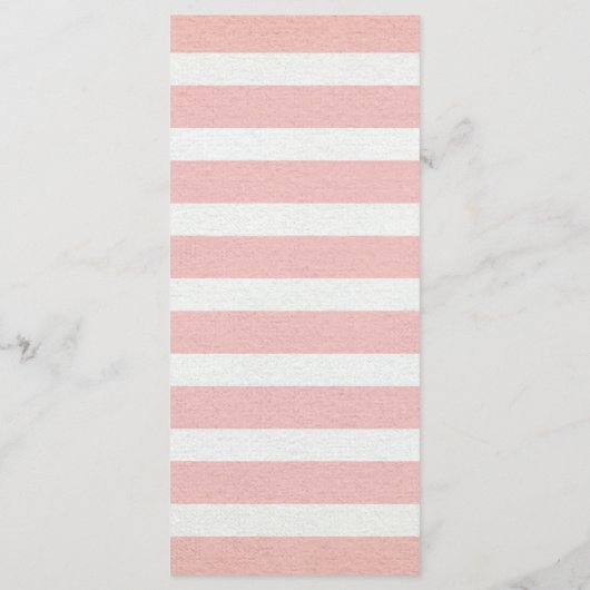 Toewijding Celebration Menu Kaart, Blauw, Blush Pi (Achterkant)