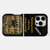 Toewijding van de Beste Geschiedenisleraar iPhone Hoesje (Achterkant horizontaal)