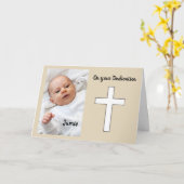 Toewijdingsfoto Kaart (Gele Bloem)