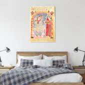 Toewijzing aan Charles de Bald, van Canvas Afdruk (Insitu (Slaapkamer))