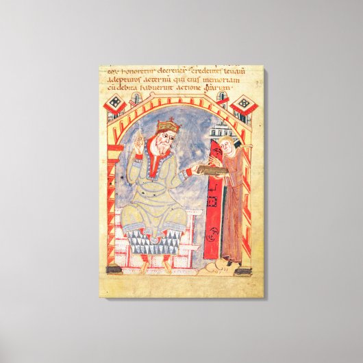 Toewijzing aan Charles de Bald, van Canvas Afdruk (Voorkant)