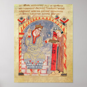 Toewijzing aan Charles de Bald, van Poster