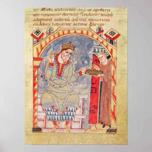 Toewijzing aan Charles de Bald, van Poster (Voorkant)