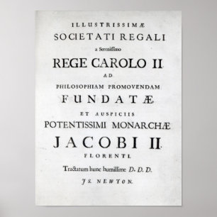 Toewijzing aan de Royal Society Poster