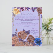 Toewijzing aan mijn vrouw Speciaal Papier (Staand voorkant)