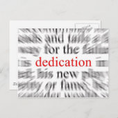 Toewijzing Briefkaart (Voorkant / Achterkant)