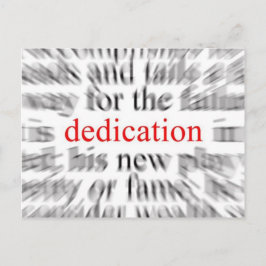 Toewijzing Briefkaart