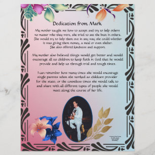 Toewijzing door Mark Personalized Briefpapier