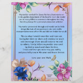 Toewijzing door Mark Personalized Briefpapier (Achterkant)