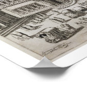 Toewijzing van de Obelisk voor de Basilica Poster (Hoek)