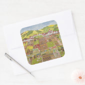 Toewijzingen 2 vierkante sticker (Envelop)