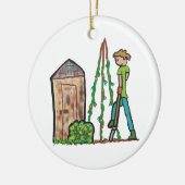 Toewijzingskleding Keramisch Ornament (Links)