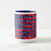 Toezegging Amerikaanse vlag Mok (Midden)