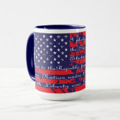 Toezegging Amerikaanse vlag Mok (Voorkant links)