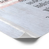 Toezegging Amerikaanse vlaggengeschiedenisklasloka Poster (Hoek)