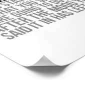 Toezegging betekent een blijvend koninklijke toeze poster (Hoek)