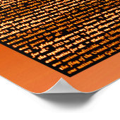 Toezegging in Amerikaanse vlag Poster (Hoek)