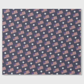 Toezegging van allegiance vlag cadeaupapier (Vlak)