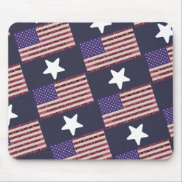 Toezegging van allegiance vlag muismat