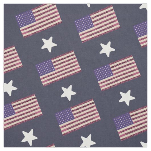 Toezegging van allegiance vlag stof (Swatch)