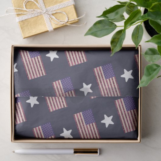 Toezegging van allegiance vlag tissuepapier (Geschenk)