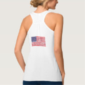 Toezegging van Allegience American Flag Tanktop (Achterkant)
