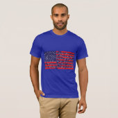 Toezegging van de Amerikaanse vlag Allegiance T-shirt (Voorkant volledig)