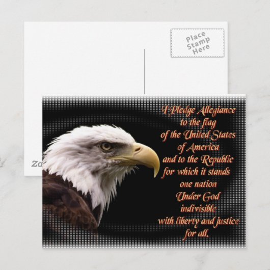 Toezegging van het Briefkaart van de legitimering (Voorkant / Achterkant)