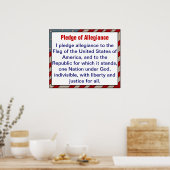 Toezegging van het poster van de legitimering (Keuken)