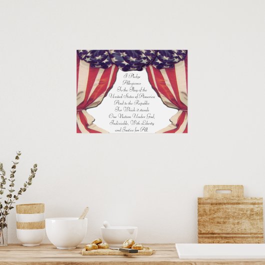 Toezegging van het Poster van de legitimering (Keuken)