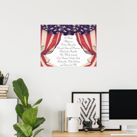 Toezegging van het Poster van de legitimering (Thuiskantoor)