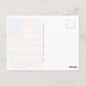 Toezegging van leesbaarheid en vlag briefkaart (Achterkant)