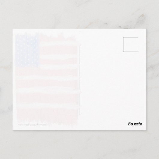 Toezegging van leesbaarheid en vlag briefkaart (Achterkant)