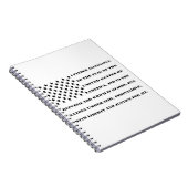 Toezegging van leesbaarheid #USAPatriotGraphics Notitieboek (Rechterzijde)
